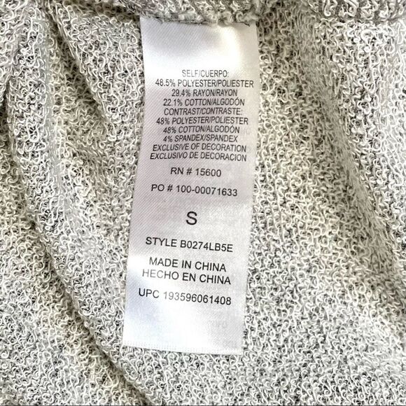 Democracy Patchwork Sweatshirt Dolman Sleeve - Picture 6 of 7